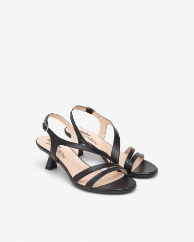 Nero Giardini sandali donna in pelle nero E513221DE100