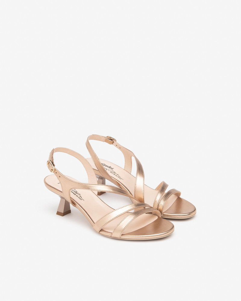 Nero Giardini sandali donna laminato oro E513222DE434