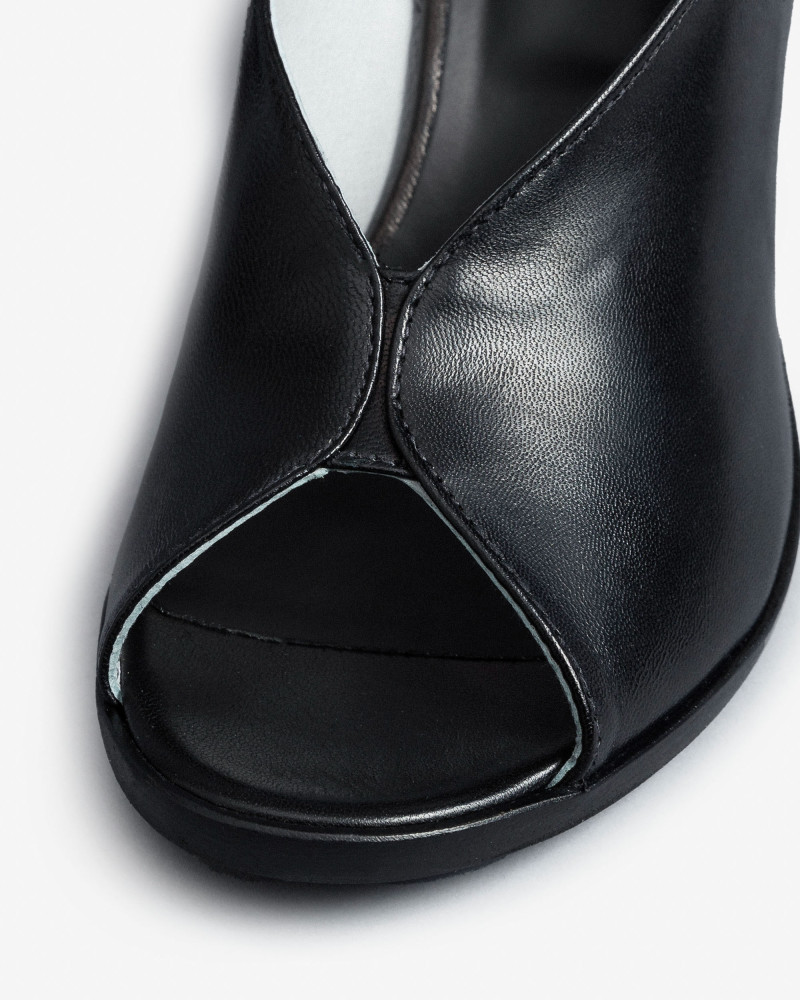 Nero Giardini sandali donna in pelle nero E513450D100