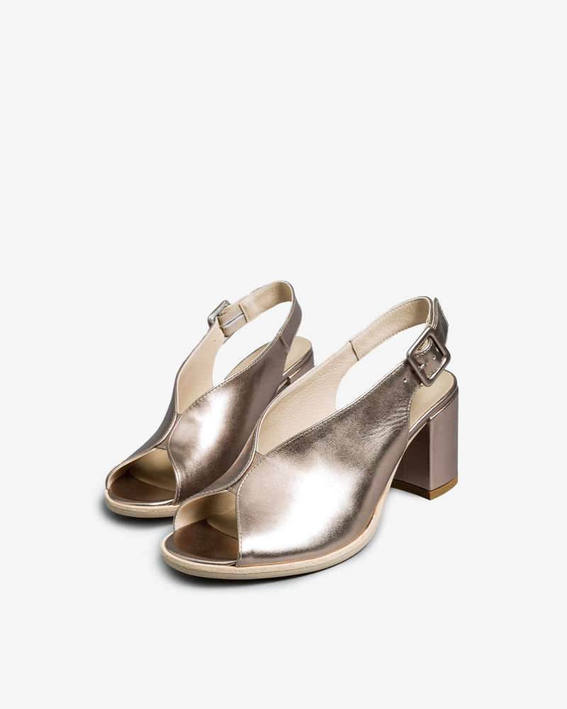 Nero Giardini sandali donna in pelle bronzo E513451D312