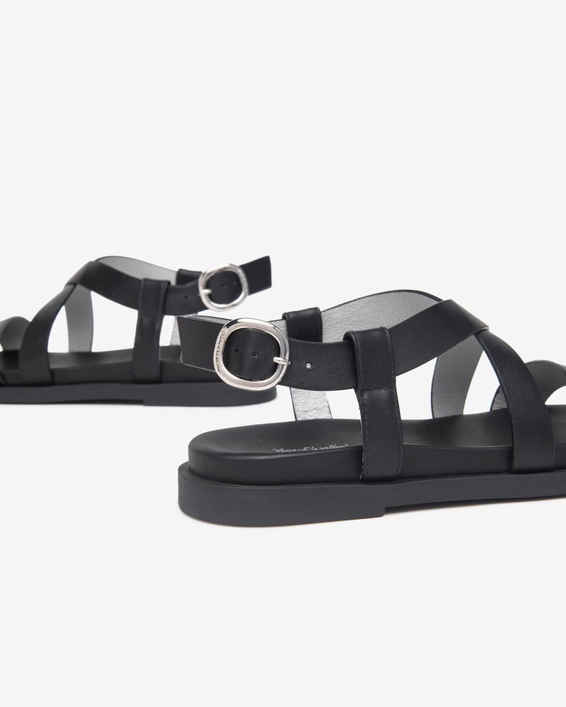 Nero Giardini sandali donna in pelle nero E513490D100