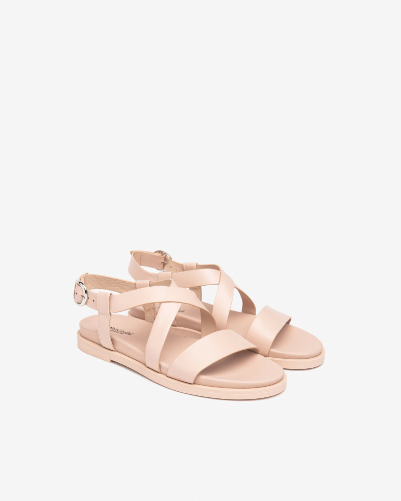 Nero Giardini sandali donna in pelle cipria E513490D614