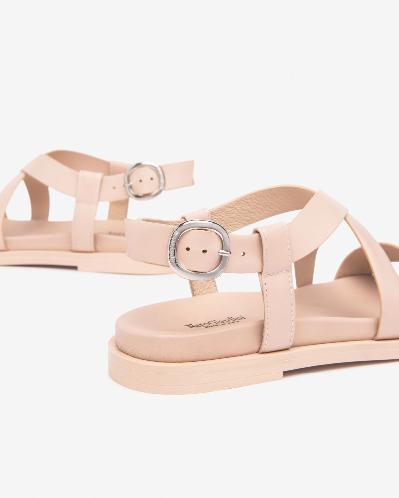 Nero Giardini sandali donna in pelle cipria E513490D614