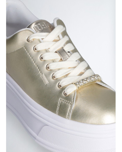 Liu Jo sneakers donna Selma 16 laminata gold BA5101P0291
