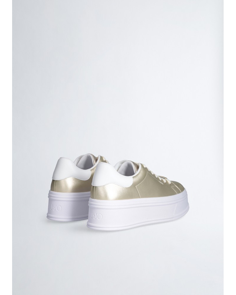Liu Jo sneakers donna Selma 16 laminata gold BA5101P0291