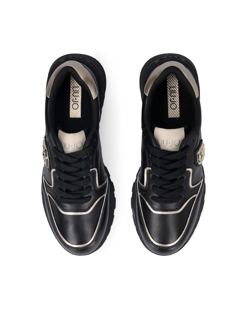 Liu Jo sneakers donna Amazing 25 in pelle black BF5049PX