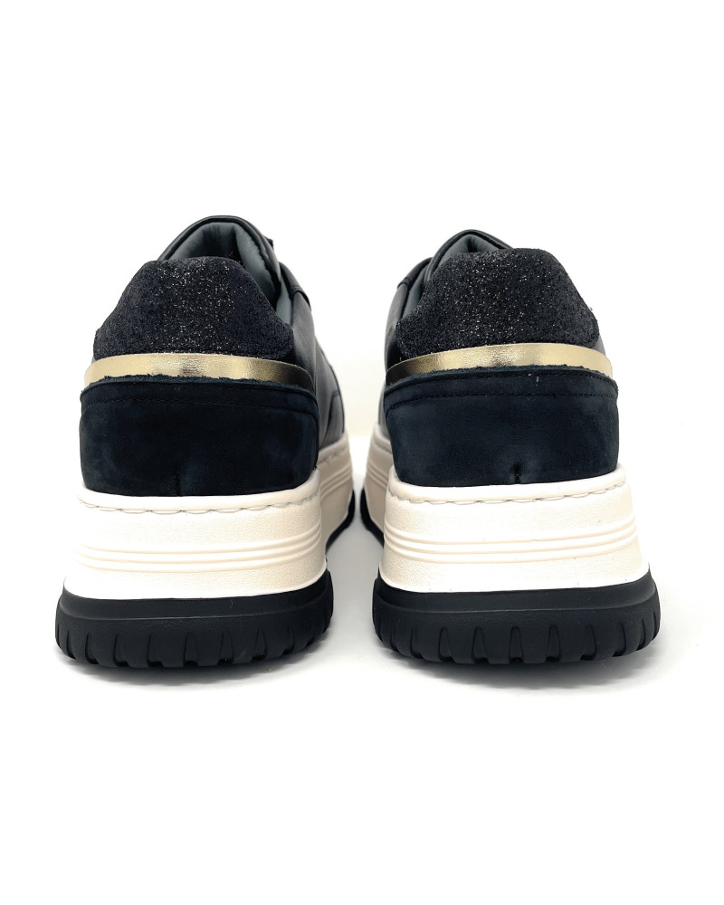 Janet & Janet sneakers donna in pelle black J-422