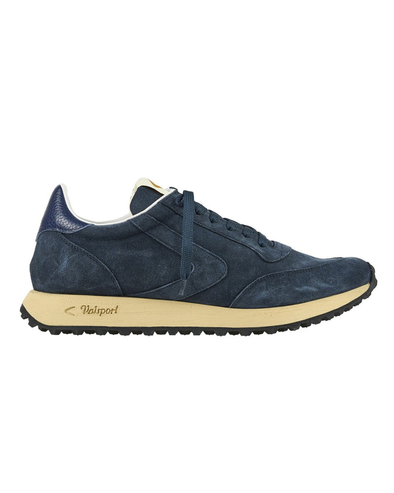 Valsport sneakers uomo Start City in suede blu VSR2585M 04