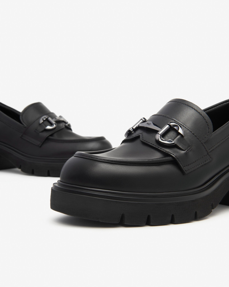 Nero Giardini mocassini donna in pelle nero I513980D100