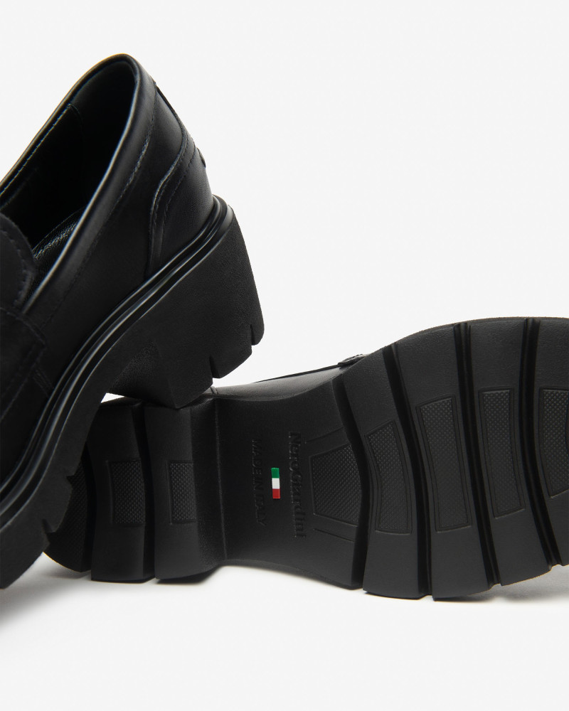 Nero Giardini mocassini donna in pelle nero I513980D100