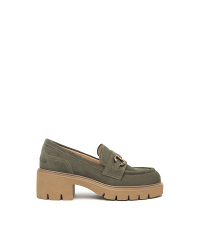 Nero Giardini mocassini donna in camoscio bosco I513984D503