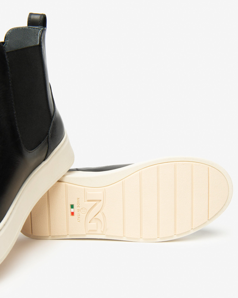 Nero Giardini stivaletti chelsea donna in pelle nero I514173D100