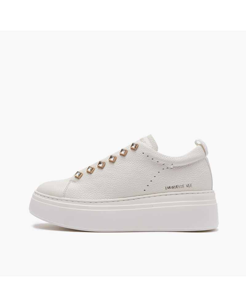 Emanuelle Vee sneakers donna Bice bottolata ivory 503 15