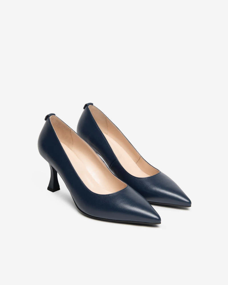 Nero Giardini décolleté donna in pelle blu E407081DE200