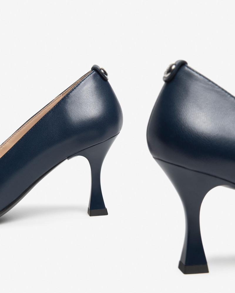 Nero Giardini décolleté donna in pelle blu E407081DE200