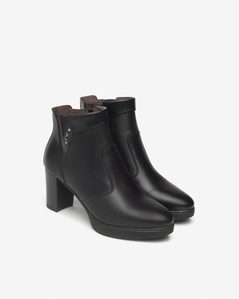 Nero Giardini tronchetti donna in pelle nero I513800D100