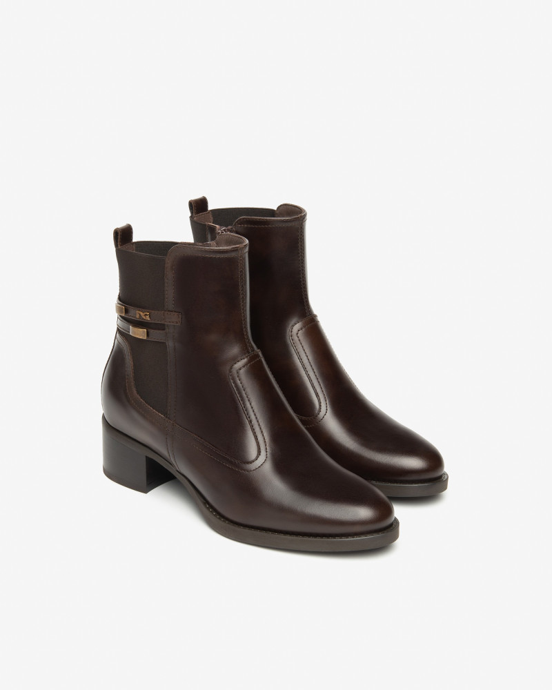 Nero Giardini stivaletti donna in pelle t.moro I513841D300