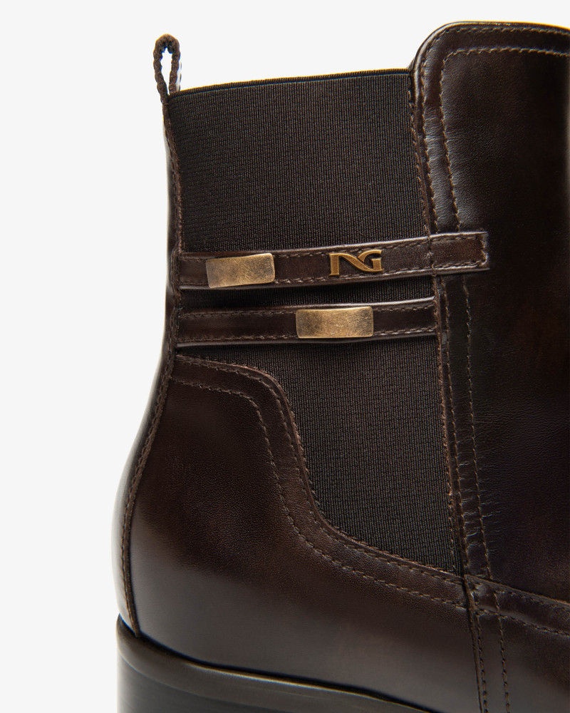 Nero Giardini stivaletti donna in pelle t.moro I513841D300