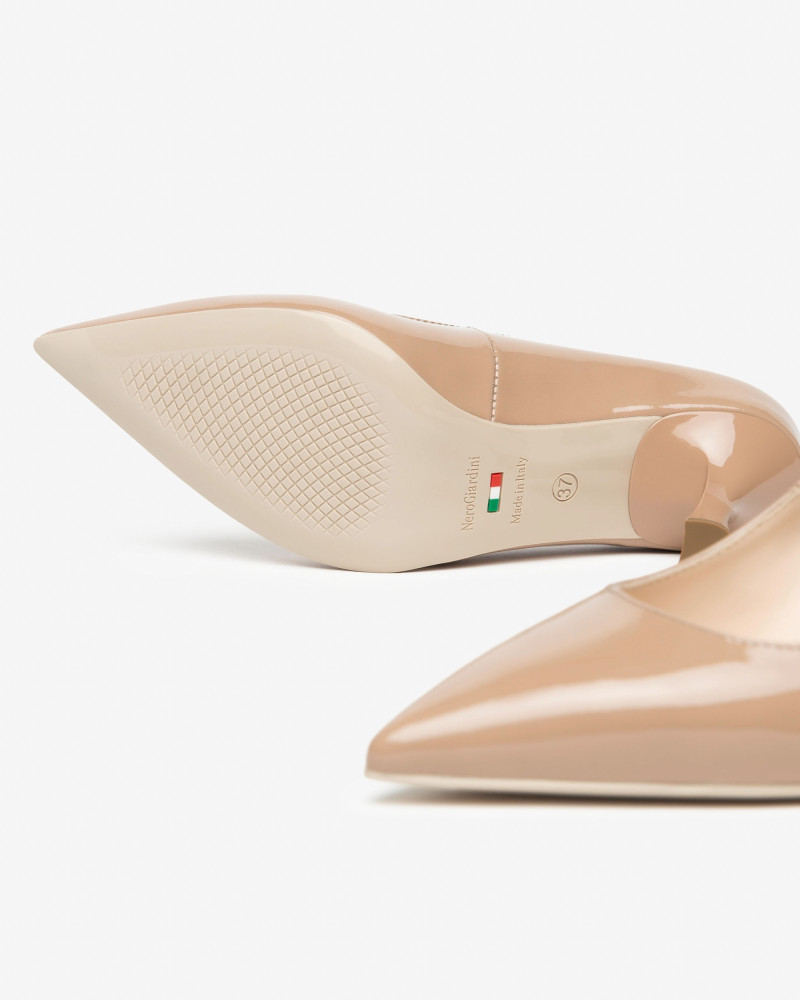 Nero Giardini décolleté donna in vernice nudo I514411DE626