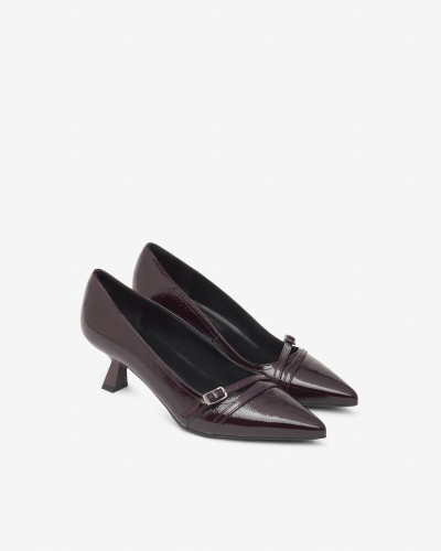 Nero Giardini décolleté donna in naplak bordo' I514431DE613