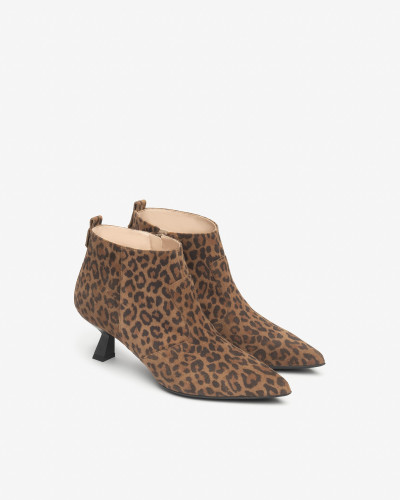 Nero Giardini tronchetti donna in suede maculato I514441DE345