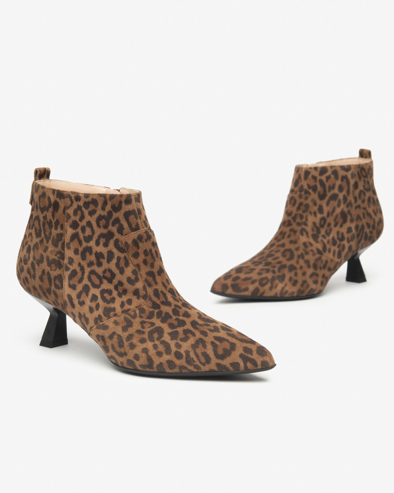 Nero Giardini tronchetti donna in suede maculato I514441DE345