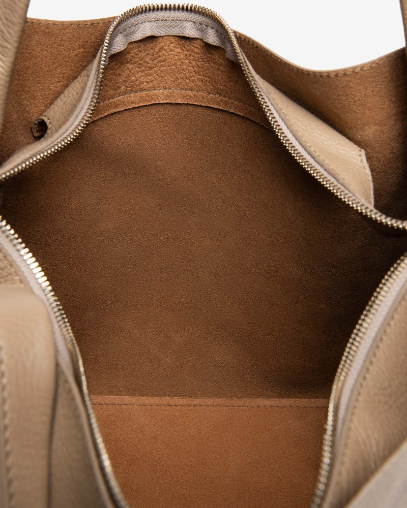 Nero Giardini borsa Hobo in pelle col. argilla I544030D331