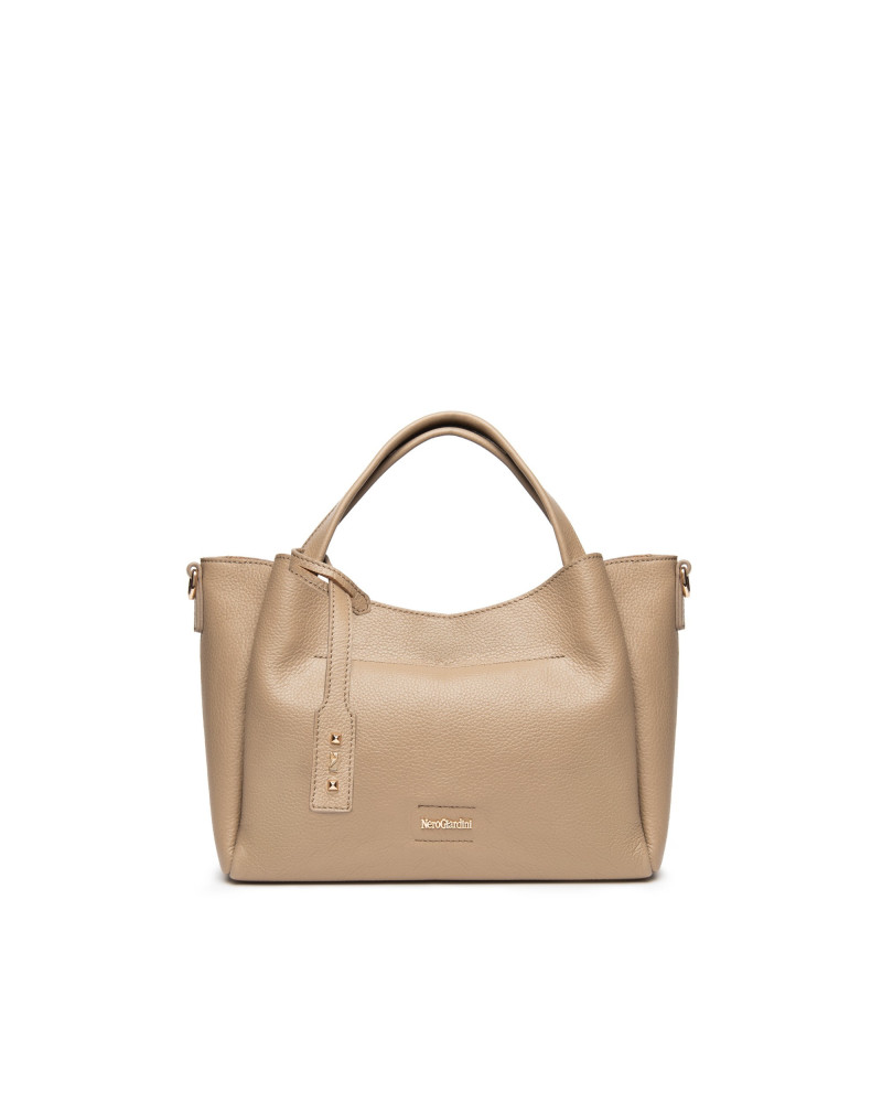 Nero Giardini borsa Hobo in pelle col. argilla I544031D331