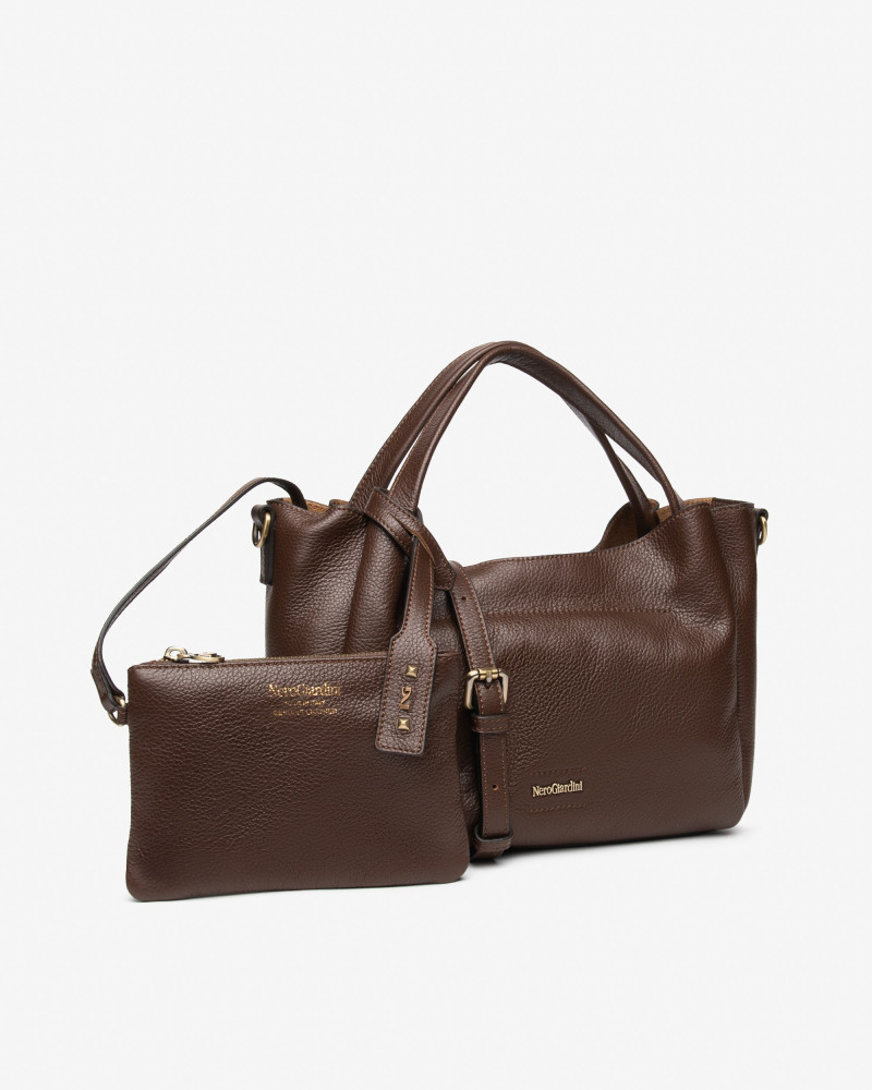 Nero Giardini Borsa Hobo in pelle col. glacé I544031D742
