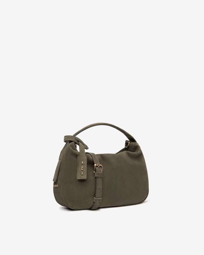 Nero Giardini borsa Hobo in pelle col. bosco I544043D503