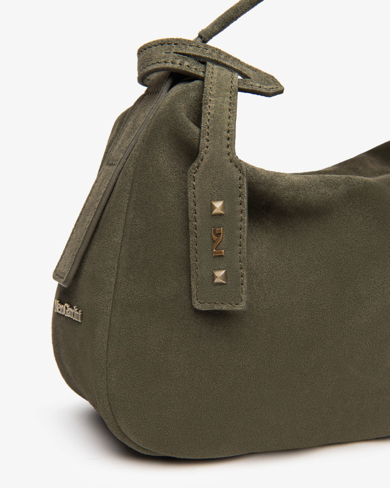 Nero Giardini borsa Hobo in pelle col. bosco I544043D503