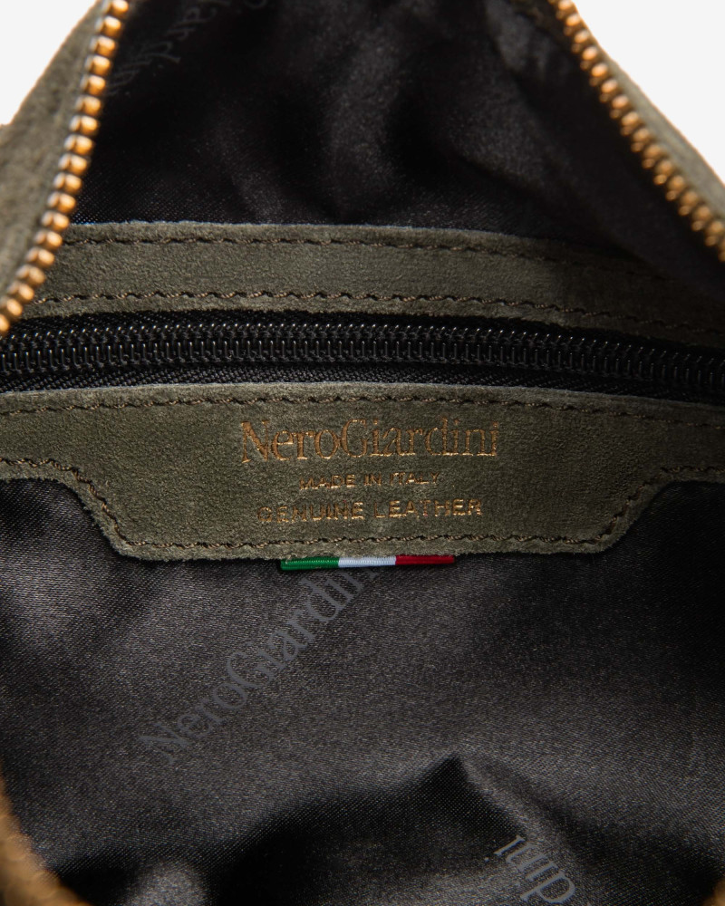 Nero Giardini borsa Hobo in pelle col. bosco I544043D503