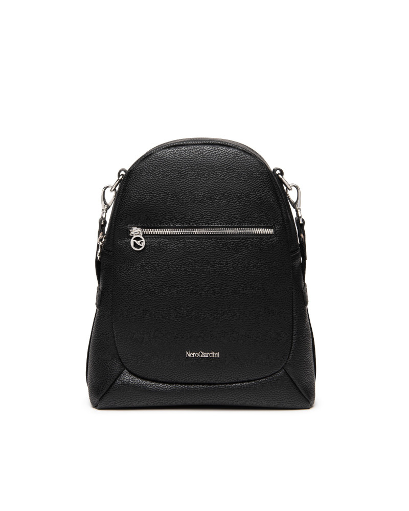 Nero Giardini zainetto donna in materiale tecnico nero I544081D100