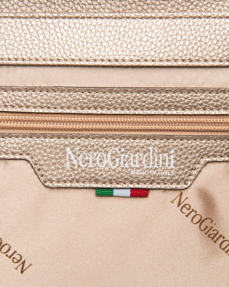 Nero Giardini borsa a spalla da donna platino I544086D415
