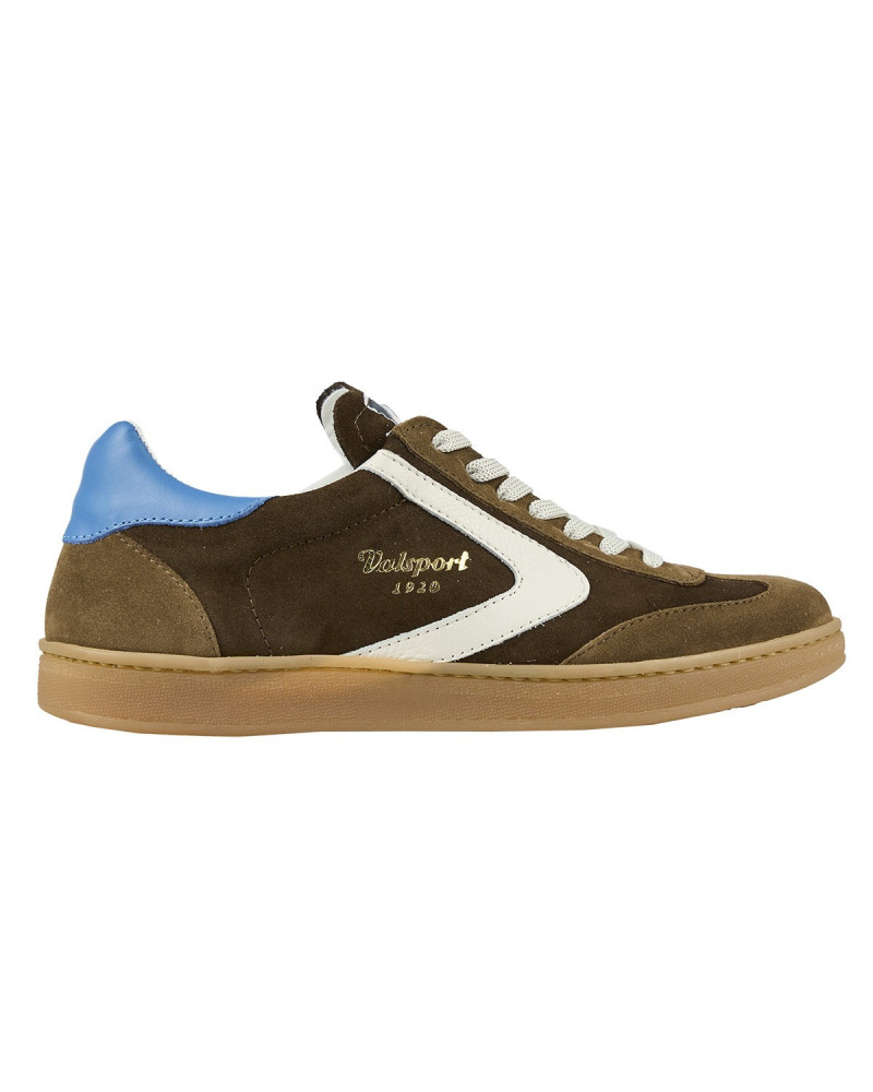Valsport sneakers uomo Olimpia in suede marrone VO2827M