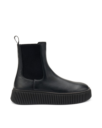 Frau beatles donna in pelle nero 40L5