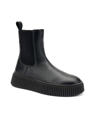 Frau beatles donna in pelle nero 40L5