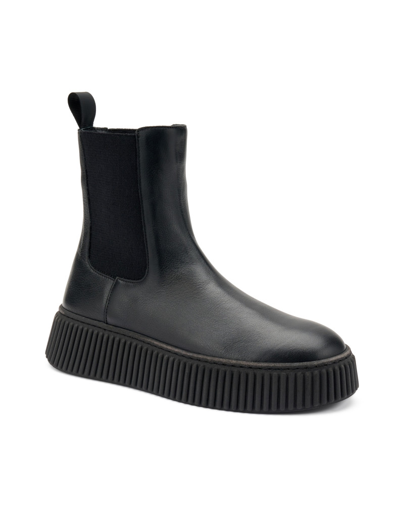 Frau beatles donna in pelle nero 40L5