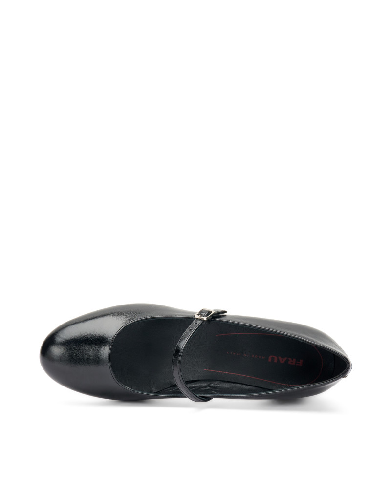 Frau Mary Jane in pelle lucida nero 66Q3