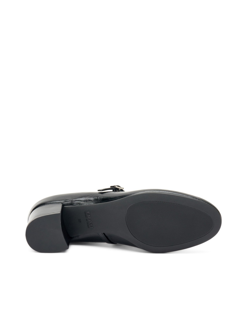 Frau Mary Jane in pelle lucida nero 66Q3