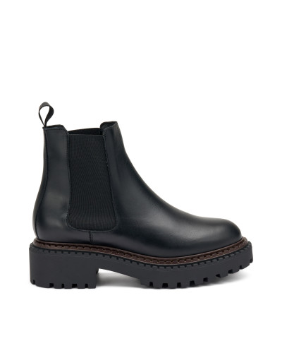 Frau beatles donna in pelle nero 78L3