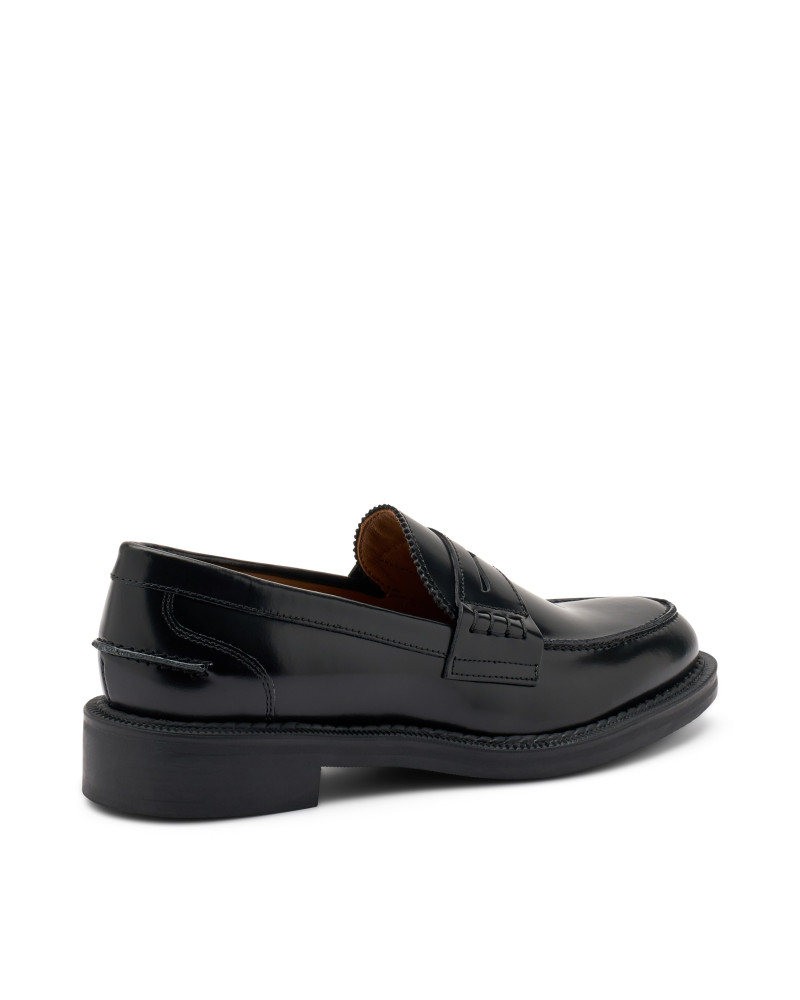 Frau mocassini donna in pelle spazzolata nero 95U0