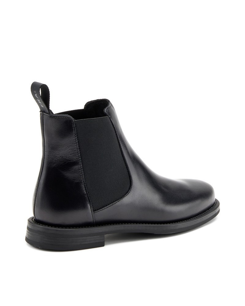 FRAU beatles donna in pelle nero 98L3