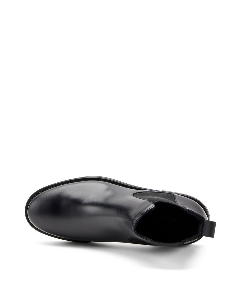 FRAU beatles donna in pelle nero 98L3