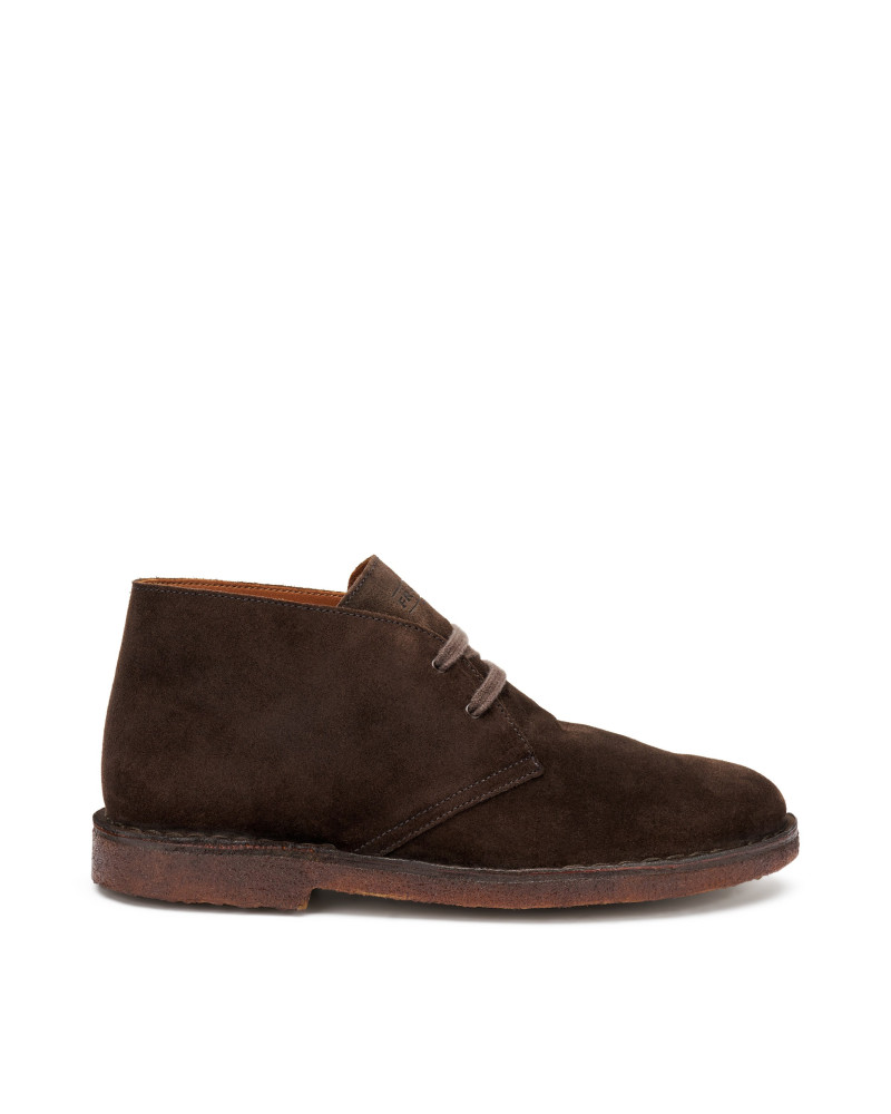 Frau desert boot in pelle scamosciata marrone 25A0