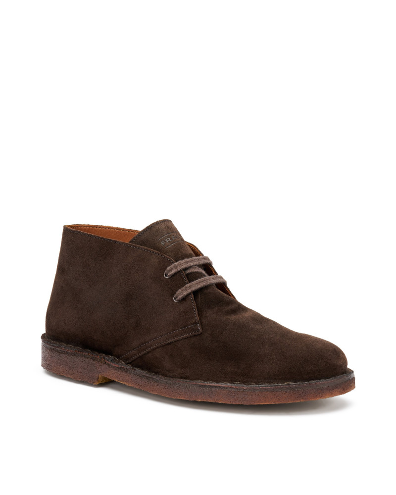Frau desert boot in pelle scamosciata marrone 25A0