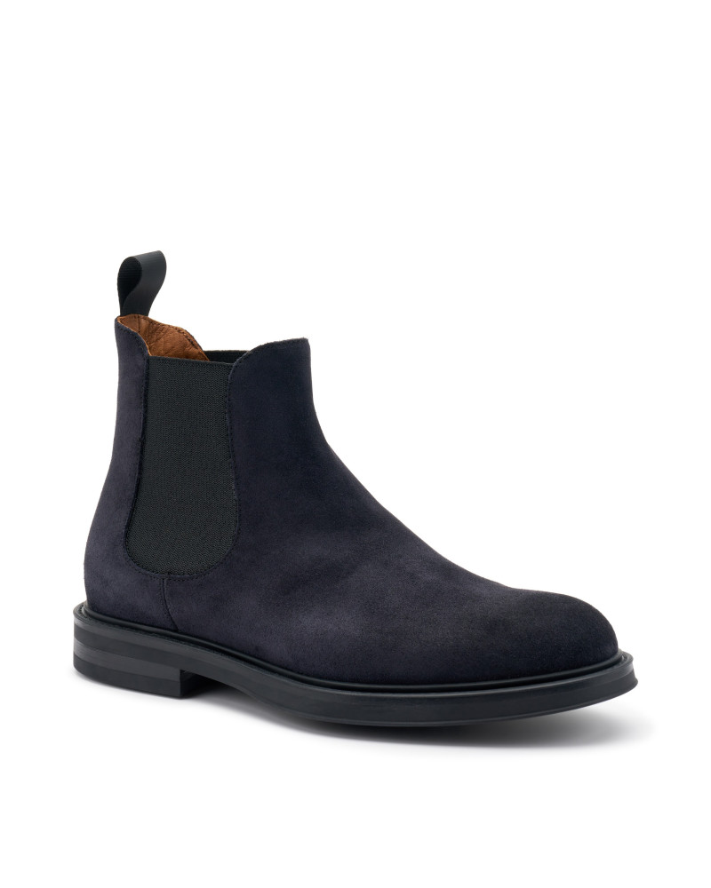 FRAU beatles uomo in camoscio blu 73A3