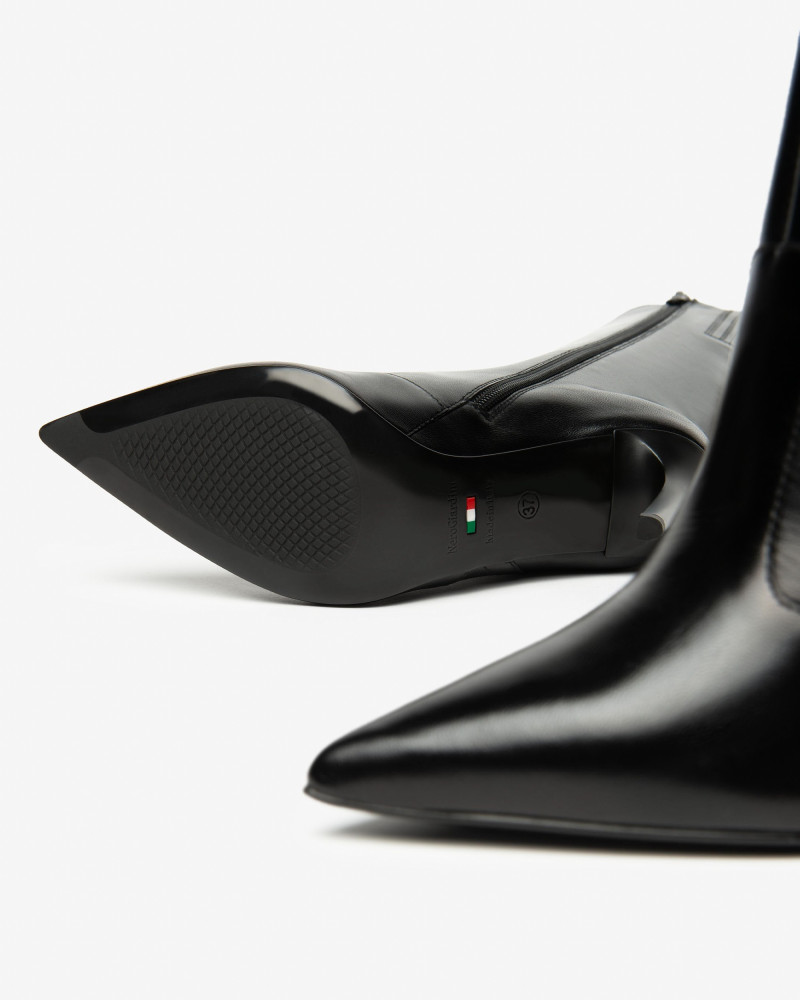 Nero Giardini stivali donna elegante in pelle nero I514424DE100