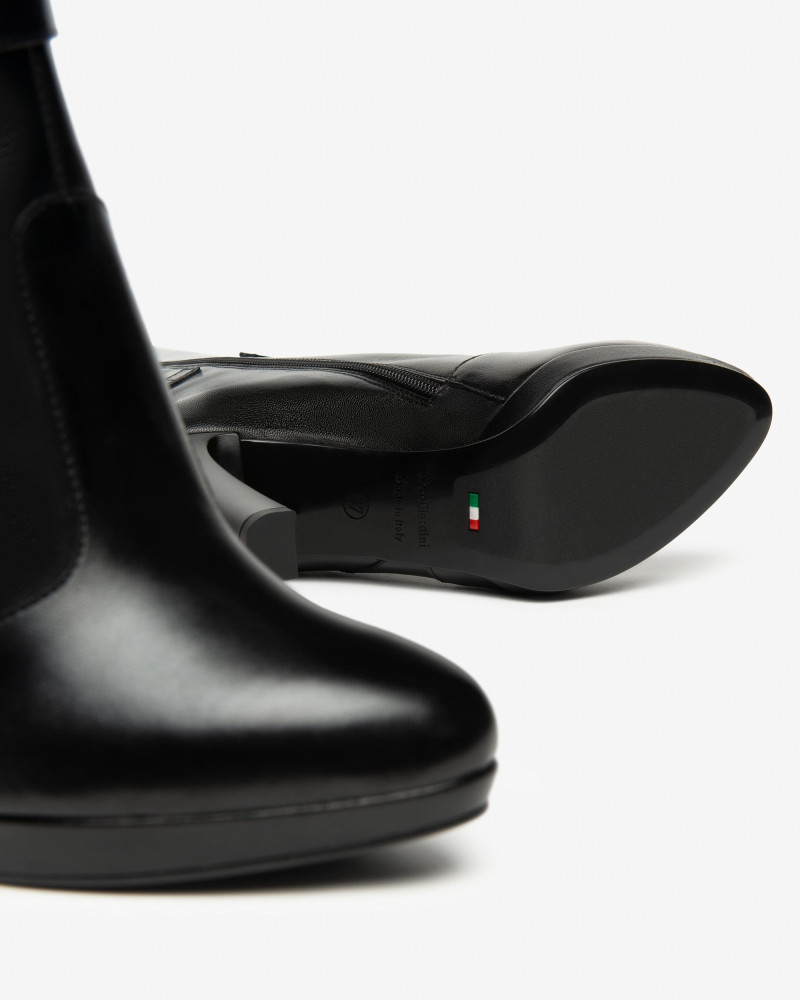 Nero Giardini stivali donna elegante in pelle nero I514521DE100