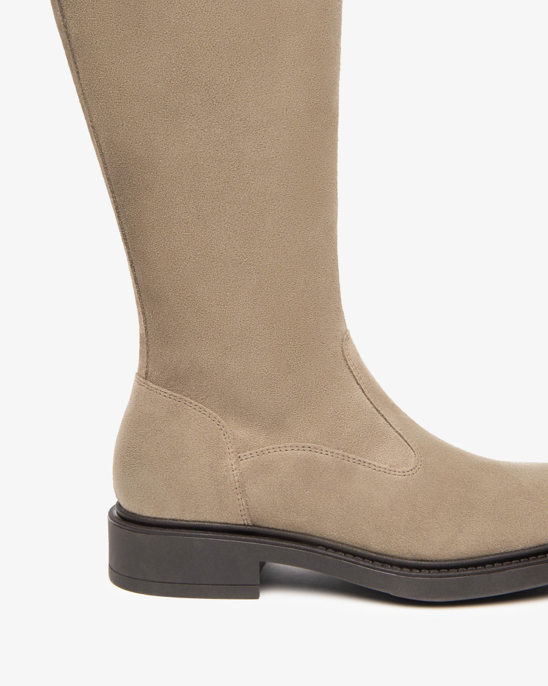 Nero Giardini stivali donna in pelle scamosciata col. argilla I514715D501